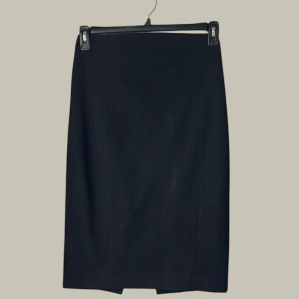 Women's Black High Waisted Long Pencil Skirt S 6 - Picture 5 of 9